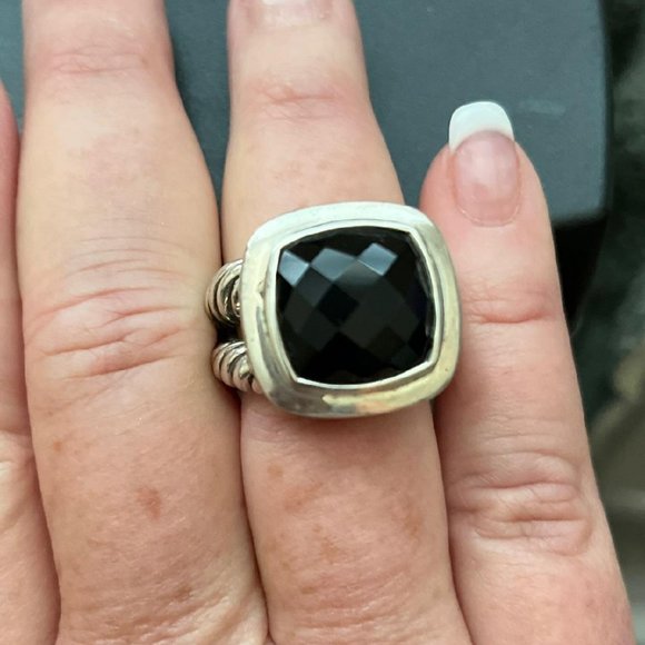 David Yurman Albion Black Onyx Ring - Picture 6 of 8